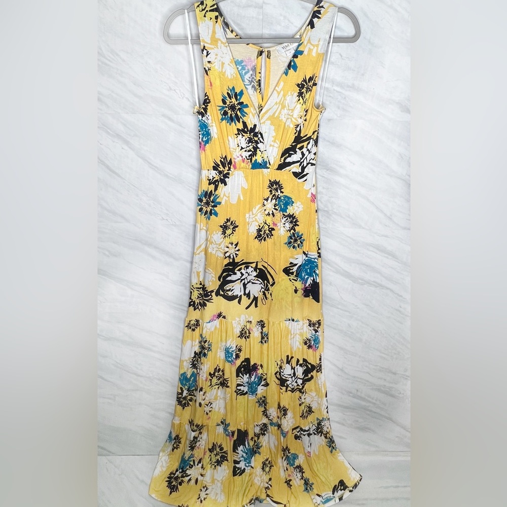 Yumi Kim Floral Maxi Tiered Dress Medium